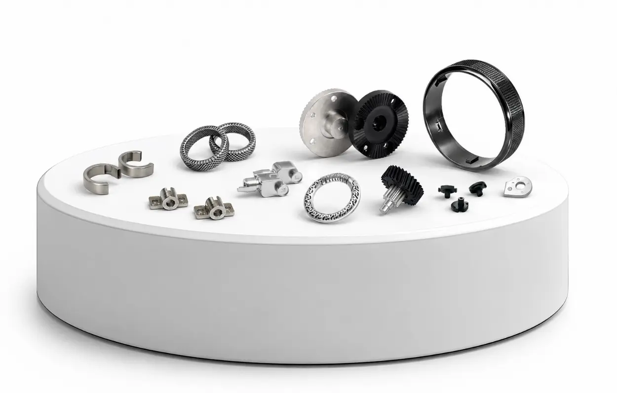 Smooth precision MIM metal components